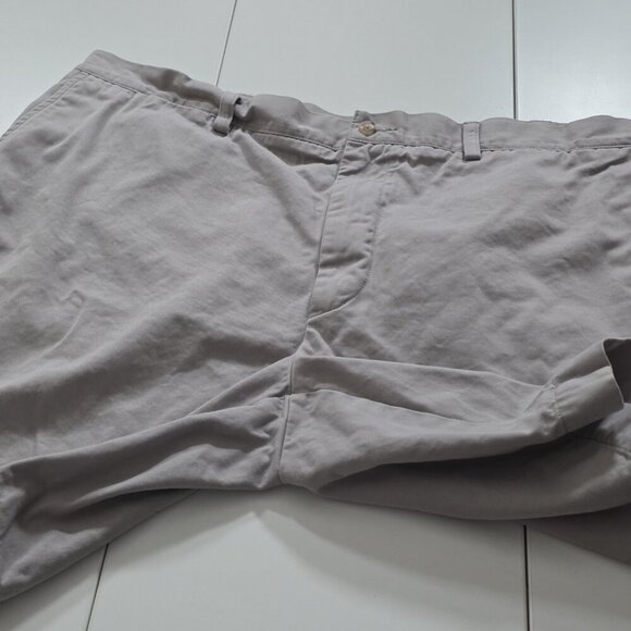 Polo Ralph Lauren Chino Shorts Mens 42 Gray Pockets Zip Cotton Classic Fit 9" - Picture 10 of 14
